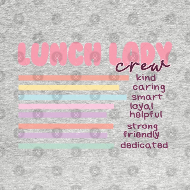 Lunch Lady Crew Retro Style by Pop Cult Store